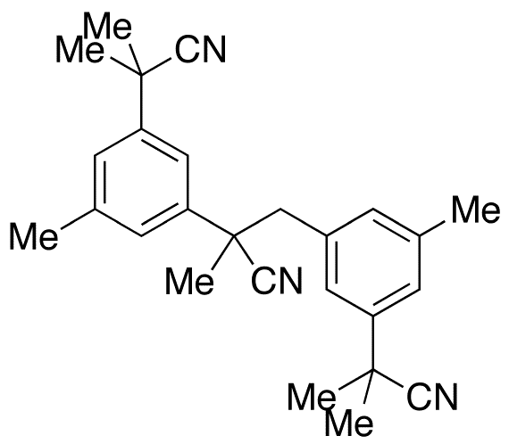 Didestriazole Anastrozole Dimer Impurity - Chemical structure and product image