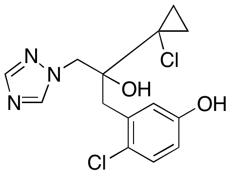 3-Des-(triazolothiono) 3-(1,2,4-Thiazol-1-yl) 4-Hydroxy Prothioconazole - Chemical structure and product image
