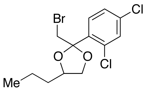 Destriazolyl Bromo Propiconazole (Mixture of Diastereomers) - Chemical structure and product image