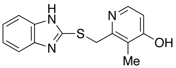 Des(trifluoroethyl) Lansoprazole Sulfide - Chemical structure and product image