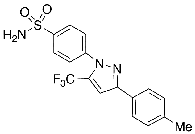 N-De(4-sulfonamidophenyl)-N-(4-sulfonamidophenyl) Celecoxib - Chemical structure and product image