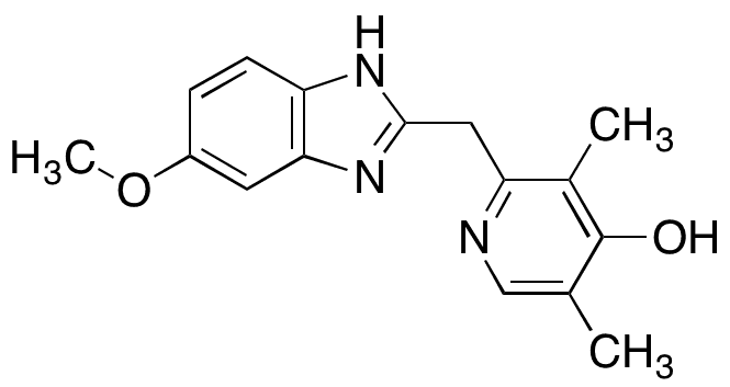 Desulfoxide O-Desmethyl Omeprazole - Chemical structure and product image