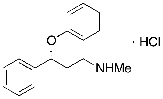(R)-De(trifluoromethyl) Fluoxetine Hydrochloride - Chemical structure and product image