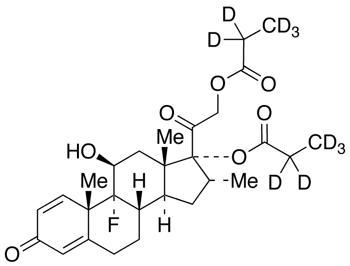 Dexamethasone Dipropionate-d10 - Chemical structure and product image
