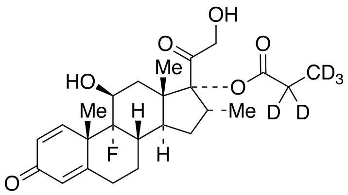 Dexamethasone 17-Propionate-d5 - Chemical structure and product image