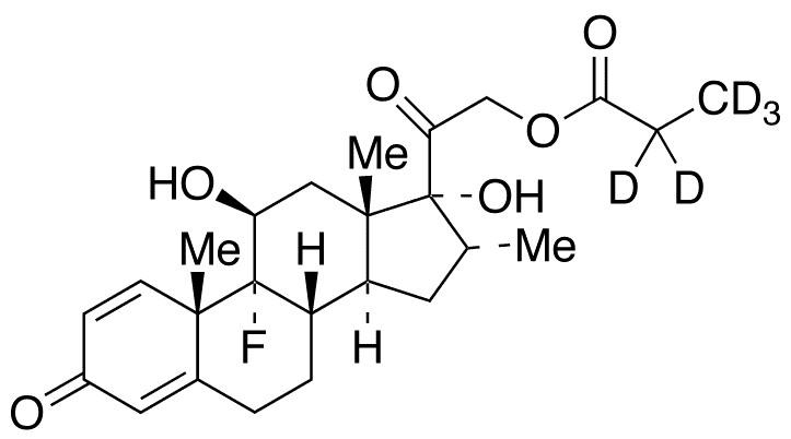 Dexamethasone 21-Propionate-d5 - Chemical structure and product image
