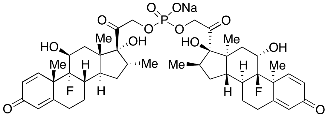 Dexamethasone 21-Phosphate Dimer Sodium Salt - Chemical structure and product image