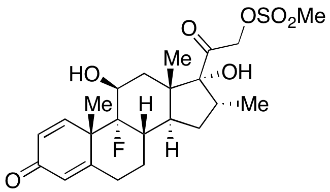 Dexamethasone 21-Mesylate - Chemical structure and product image