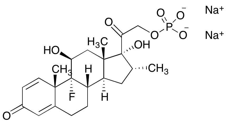 Dexamethasone Sodium Phosphate - Chemical structure and product image