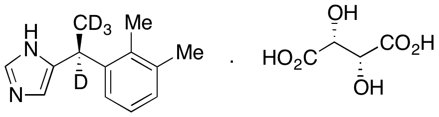 Dexmedetomidine-d4 L-Tartrate (d4-Major) - Chemical structure and product image
