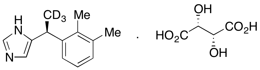Dexmedetomidine-d3 L-Tartrate - Chemical structure and product image