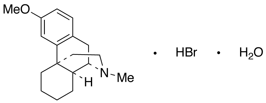 Dextromethorphan Hydrobromide Monohydrate - Chemical structure and product image