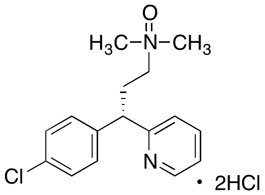 Dexchlorpheniramine n-Oxide Dihydrochloride - Chemical structure and product image