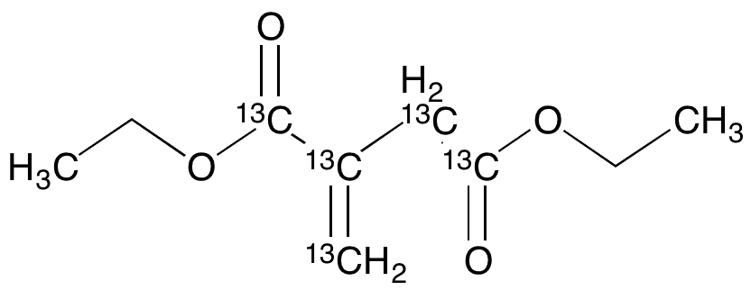 Diethyl Itaconate-13C5 - Chemical structure and product image