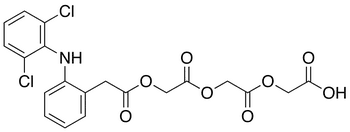 Diacetic Aceclofenac - Chemical structure and product image