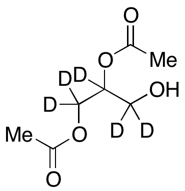 1,2-Diacetin-d5 - Chemical structure and product image