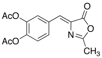4-(3,4-Diacetoxybenzal)-2-methyl-5-oxazolone - Chemical structure and product image