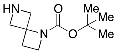 1,6-Diazaspiro[3.3]heptane-1-carboxylic Acid 1,1-Dimethylethyl Ester - Chemical structure and product image