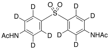 4,4-Di-N-acetylamino-diphenylsulfone-d8 - Chemical structure and product image