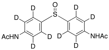 4,4-Di-N-acetylamino-diphenylsulfoxide-d8 - Chemical structure and product image