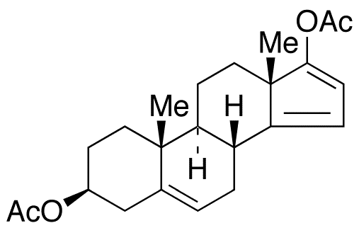 3,17-Di-O-acetyl Androsta-5,14,16-triene-3beta,17-diol - Chemical structure and product image