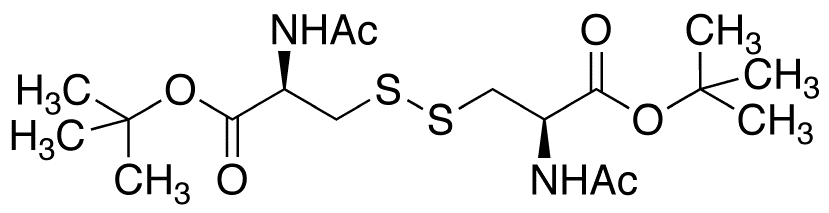 N,N-Diacetyl-L-cystine Bis(tert-Butyl) Diester - Chemical structure and product image