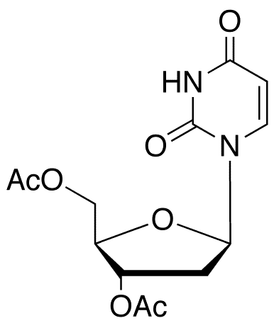 3,5-Di-O-acetyl-2-deoxyuridine - Chemical structure and product image