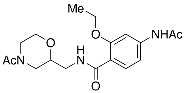 N,N-Diacetyl Des-5-chloro-4-fluorobenzyl Mosapride - Chemical structure and product image