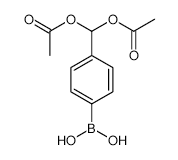 4-(Diacetoxymethyl)phenylboronic acid - Chemical structure and product image