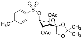 3,4-Di-O-acetyl-1,2-O-isopropylidene-5-O-tosyl-alfa-L-sorbose - Chemical structure and product image