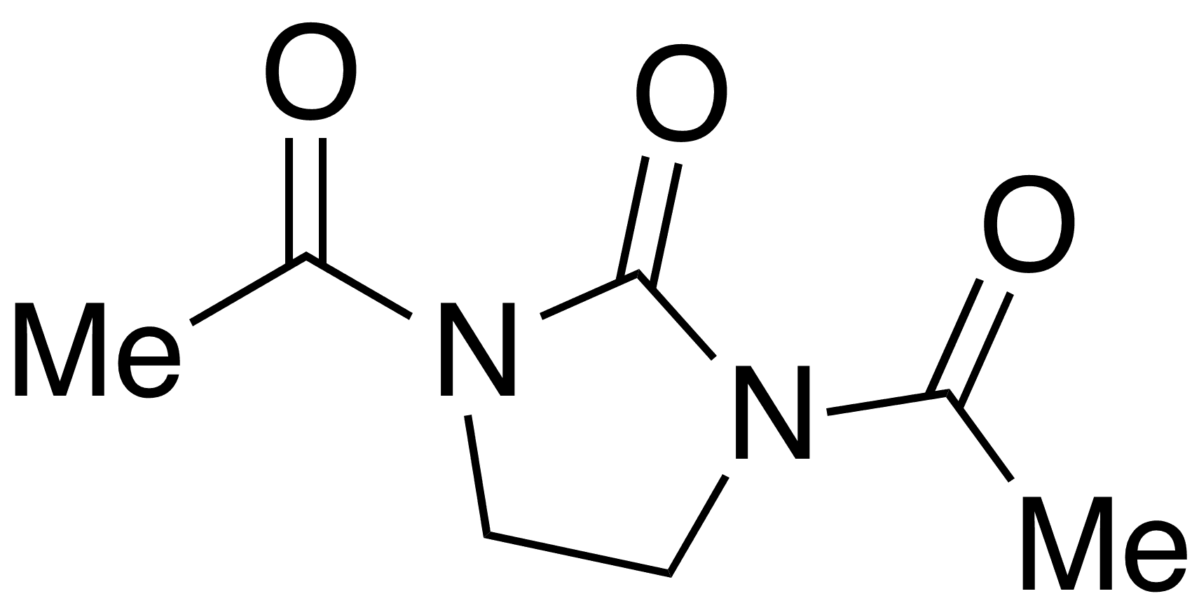 1,3-Diacetyl-2-imidazolidinone - Chemical structure and product image