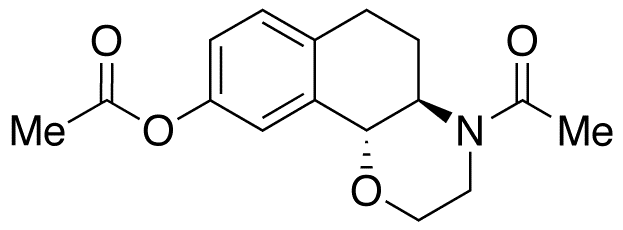 4,9-Diacetyl (+)-3,4,4a,5,6,10b-Hexahydro-2H-naphtho[1,2-b][1,4]oxazin-9-ol - Chemical structure and product image