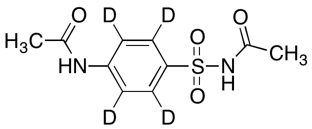 N1,N4-Diacetylsulfanilamide-d4 - Chemical structure and product image