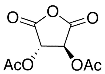 Di-O-acetyl-D-tartaric Anhydride - Chemical structure and product image