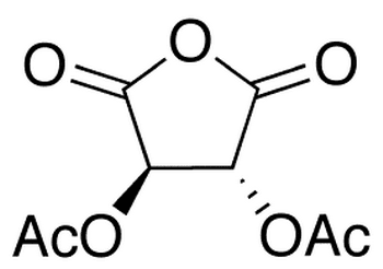 Di-O-acetyl-L-tartaric Anhydride - Chemical structure and product image