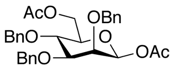 1,6-Di-O-acetyl-2,3,4-tri-O-benzyl-alfa-D-mannopyranose - Chemical structure and product image