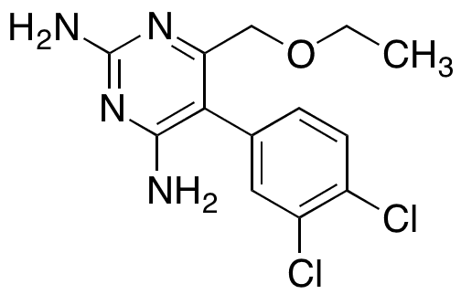 5-(3,4-Dichlorophenyl)-6-(ethoxymethyl)pyrimidine-2,4-diamine - Chemical structure and product image