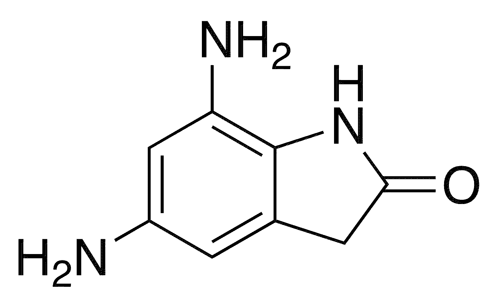5,7-Diamino-1,3-dihydroindol-2-one - Chemical structure and product image