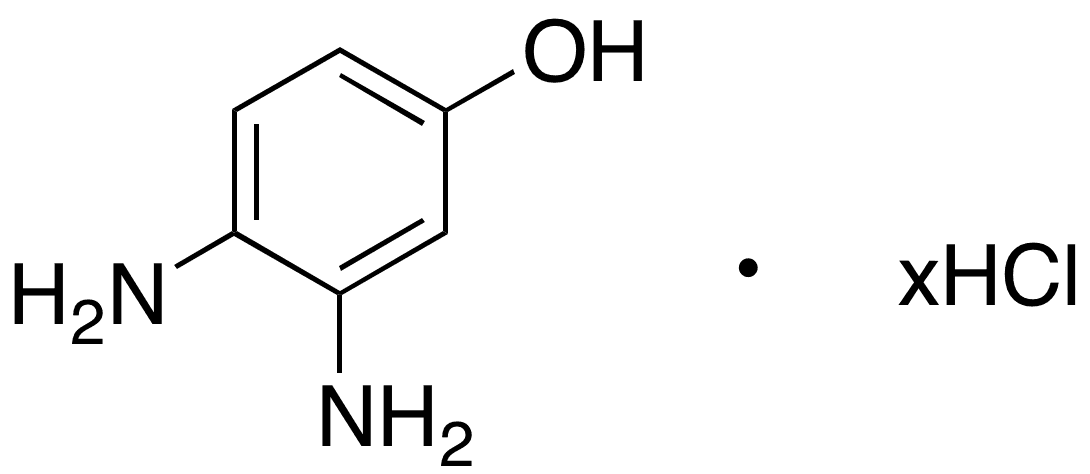 3,4-Diaminophenol Hydrochloride - Chemical structure and product image