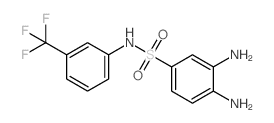 3,4-Diamino-n-(3-trifluoromethyl-phenyl)-benzenesulfonamide - Chemical structure and product image
