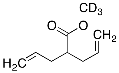 Diallylacetic Acid Methyl-d3 Ester - Chemical structure and product image