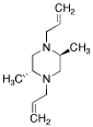 rac 1,4-Diallyl-2,5-dimethylpiperazine - Chemical structure and product image