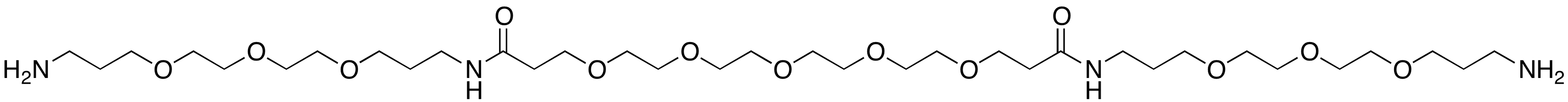 Diamido-dPEG 11 diamine - Chemical structure and product image