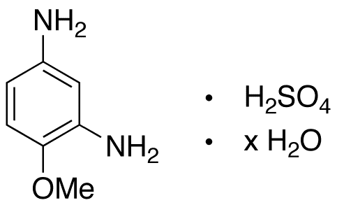 2,4-Diaminoanisole Sulfate Hydrate - Chemical structure and product image