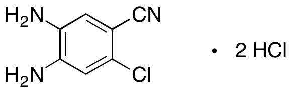 4,5-Diamino-2-chlorobenzonitrile Dihydrochloride - Chemical structure and product image