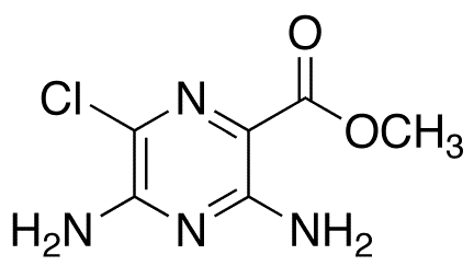 3,5-Diamino-6-chloropyrazine-2-carboxylic Acid Methyl Ester - Chemical structure and product image
