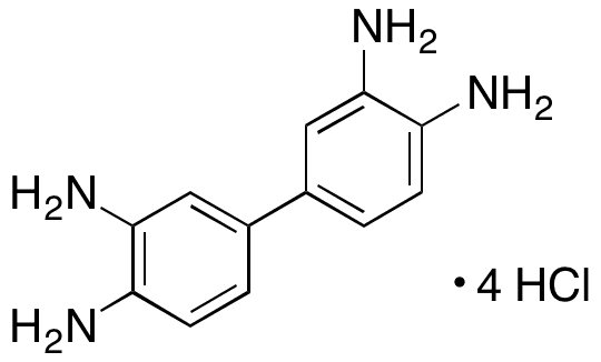 3,3-Diaminobenzidine Tetrahydrochloride - Chemical structure and product image