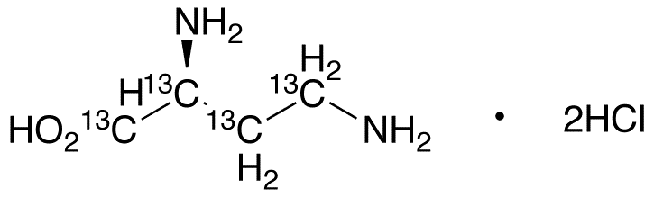 L-2,4-Diaminobutyric Acid-13C4 Dihydrochloride - Chemical structure and product image