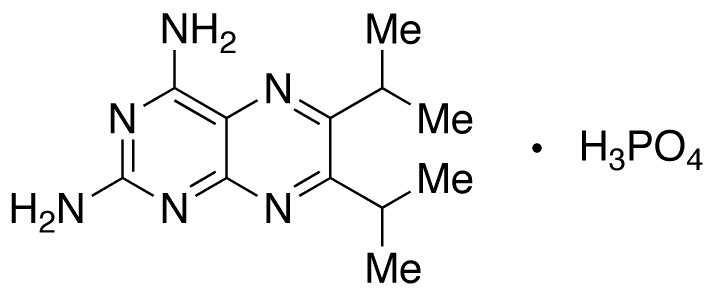 2,4-Diamino-6,7-diisopropylpteridine Phosphate - Chemical structure and product image