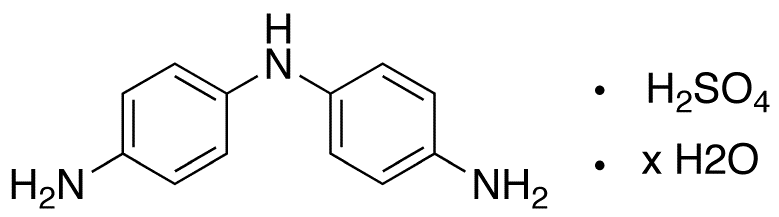 4,4-Diaminodiphenylamine Sulfate Hydrate - Chemical structure and product image